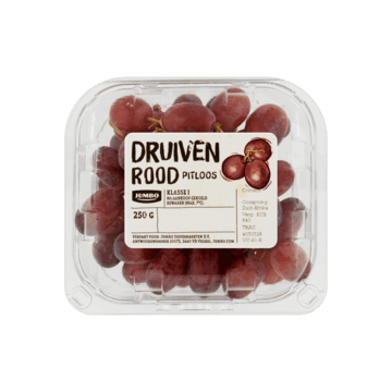 Jumbo Druiven Rood/Blauw Pitloos 250g Afbeelding