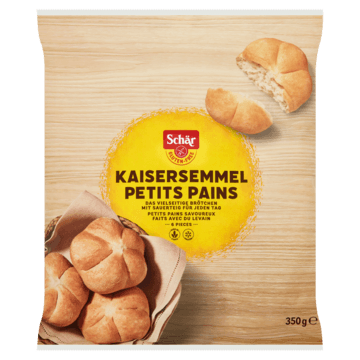 Schar Kaisersemmel Glutenvrij 6 Stuks 350g Afbeelding