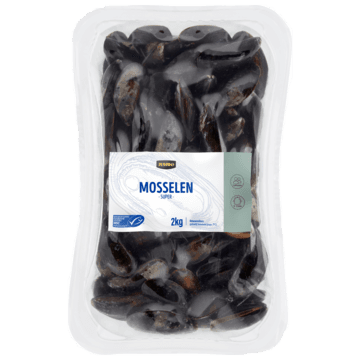 Verpakking 2 kilo | Jumbo Verse Mosselen Super 2kg Aanbieding Afbeelding